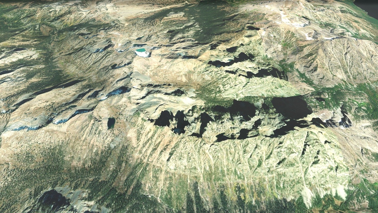 Media 1 for listing Yellowstone Grand Teton - Terrain Map