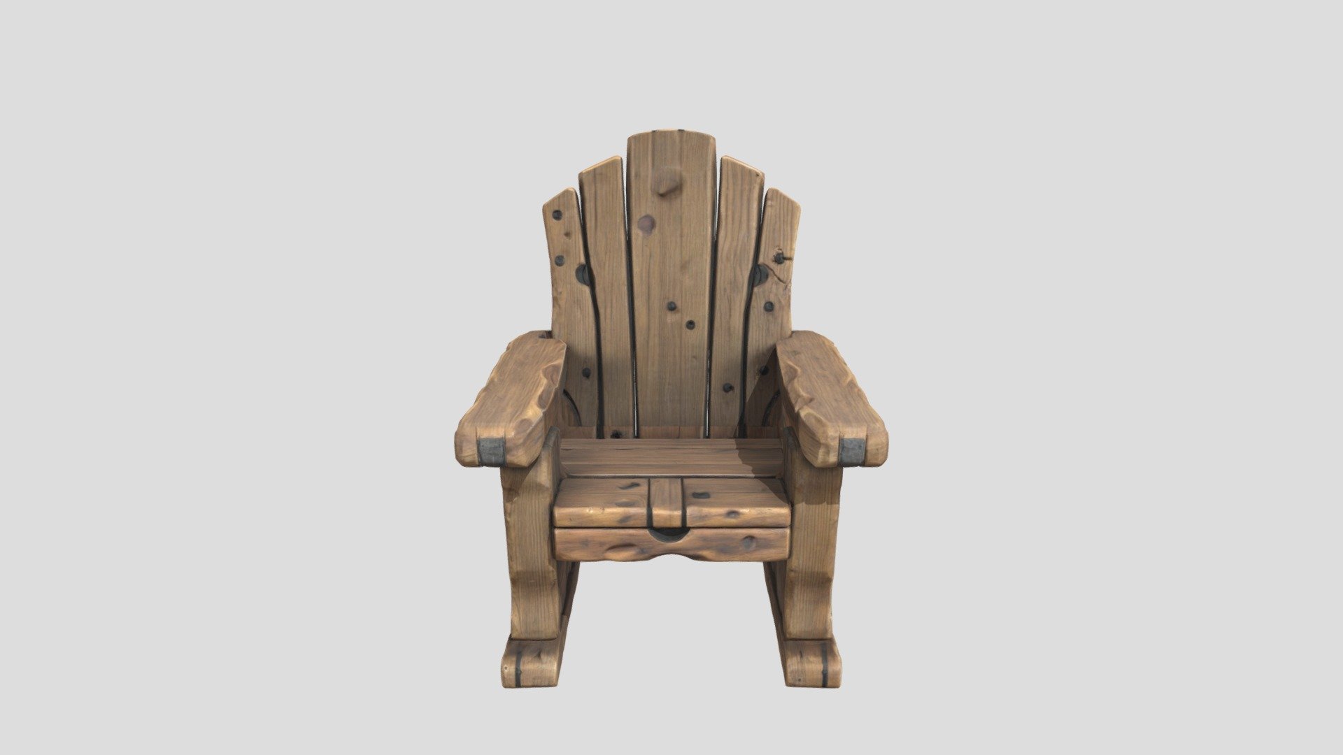 Texas Rustic Rocking Chair Rustic Wooden Rocking Chair | Fab
