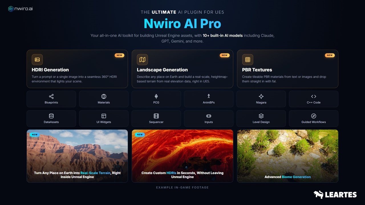 Media 1 for listing NWIRO AI Pro - Your UE AI Assistant ( World Builder & AI Agent )