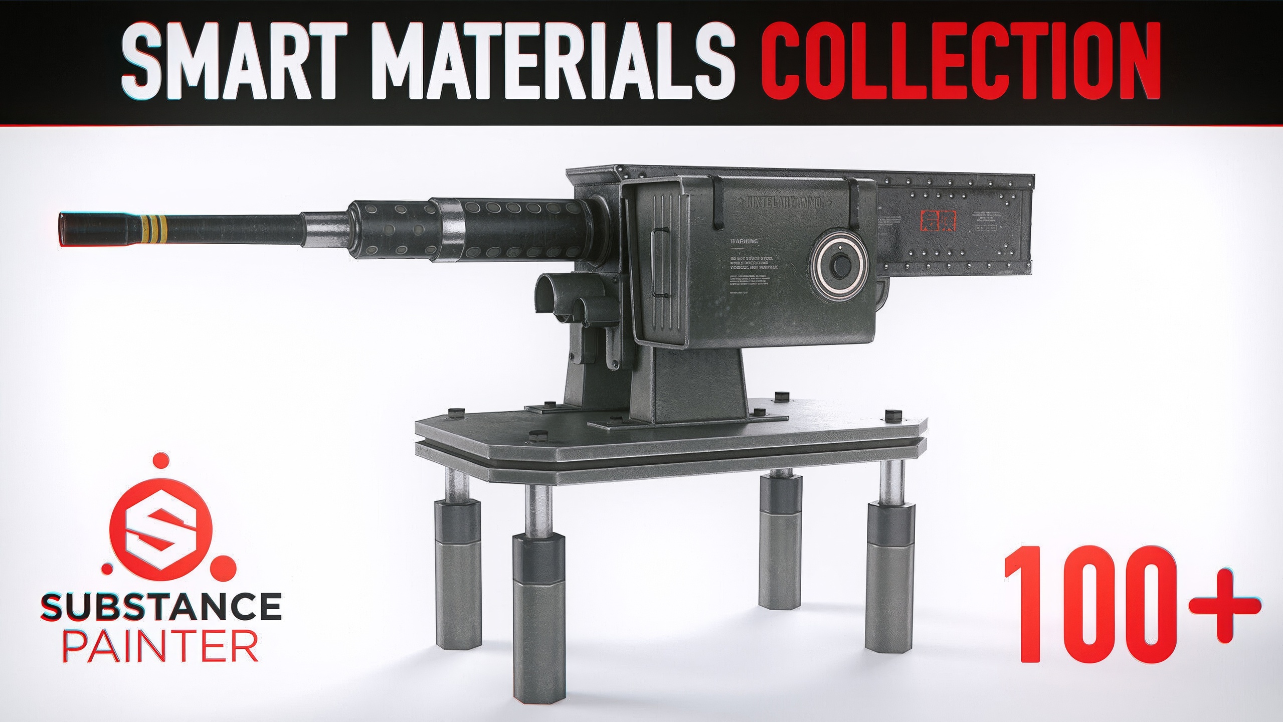Media 1 for listing Smart SciFi Materials Military Collection Vehicles Texture (Substance Painter)