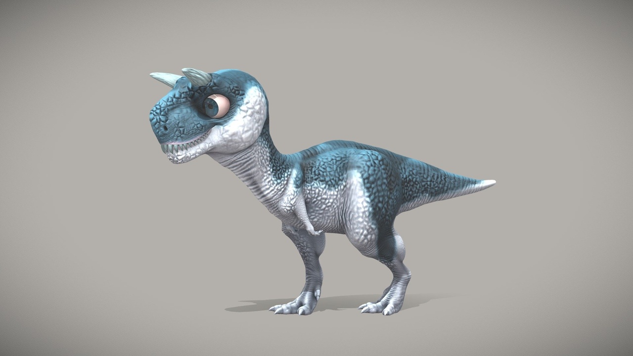 Media 1 for listing Cartoon Carnotaurus Sastrei