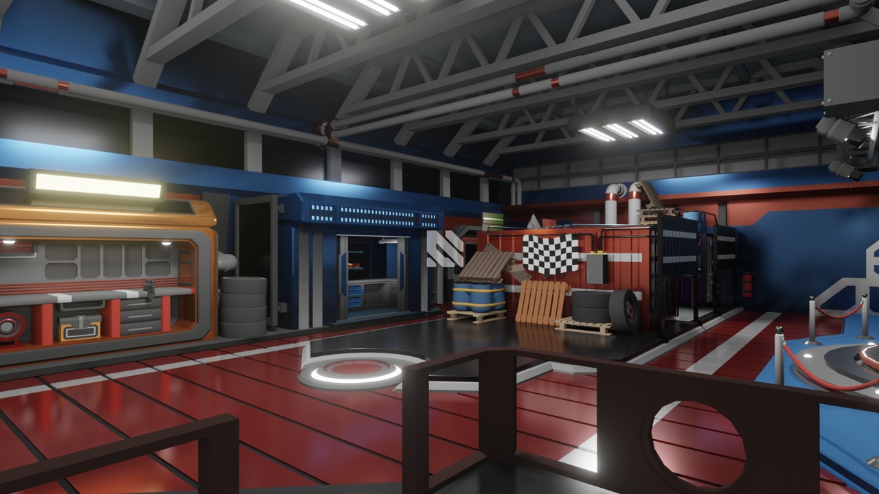 Media 1 for listing Lowpoly Garage Lobby