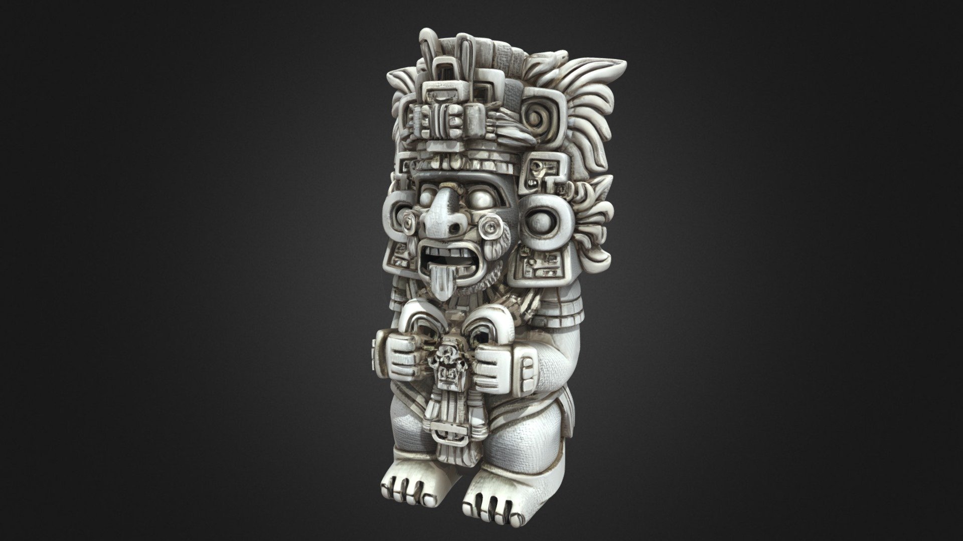 Ancient Aztec Statue | Fab