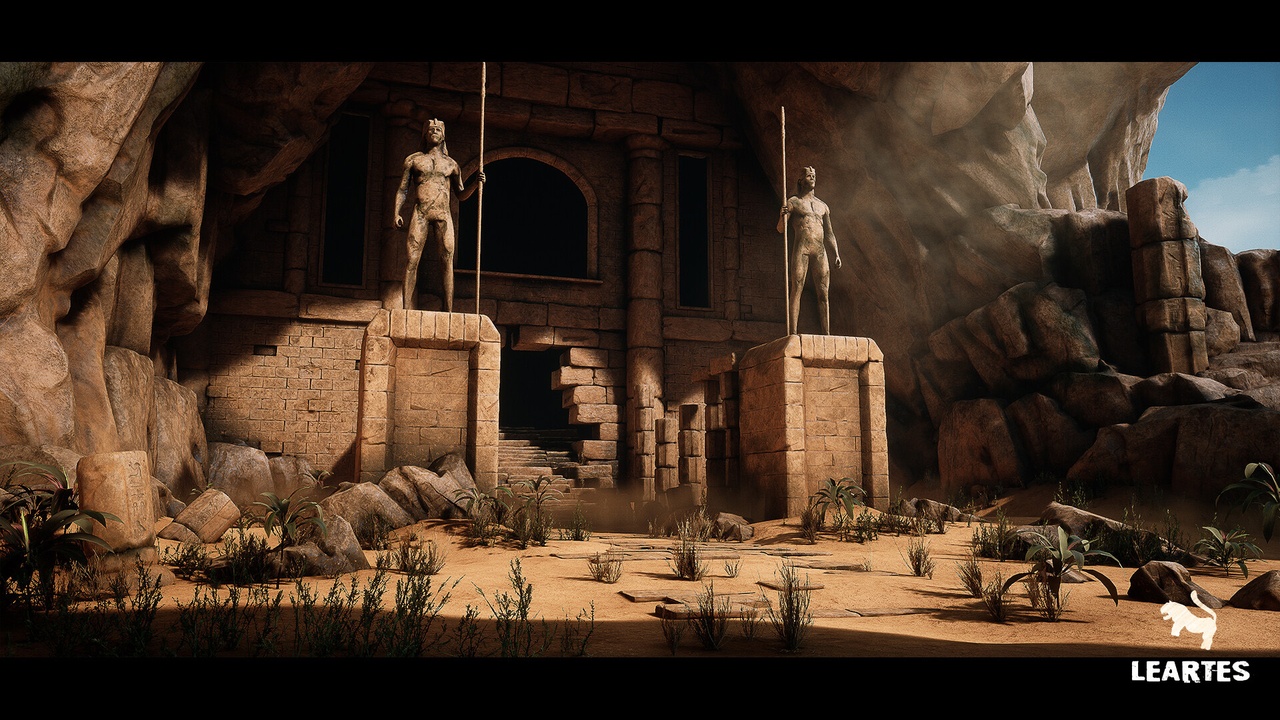 Desert Ruins Environment ( Desert Ruins Environment Ruins Desert Ruins Desert )