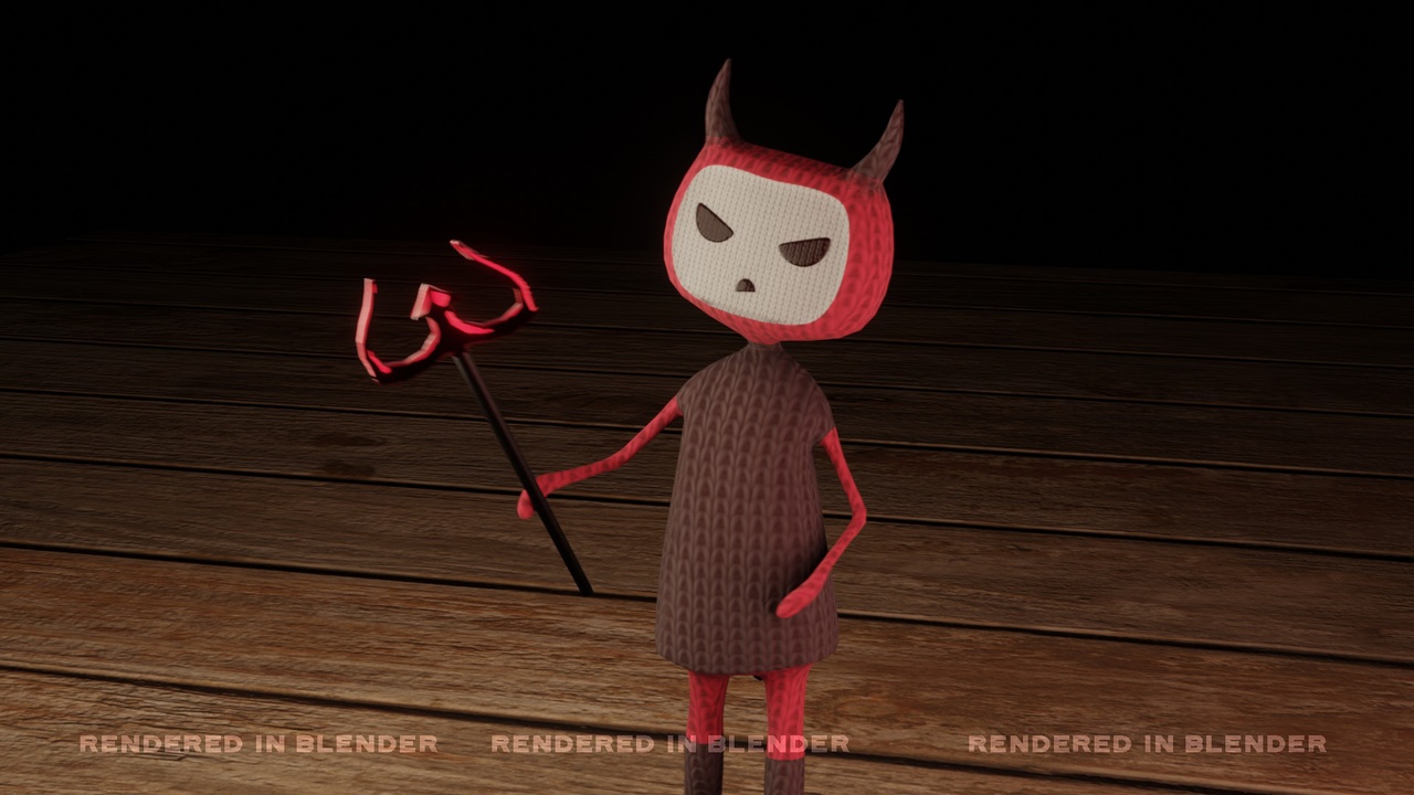 Media 1 for listing Devil doll