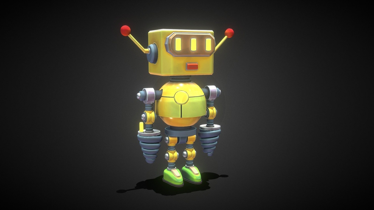 Stylized Robot 6 63 The Hot | Fab