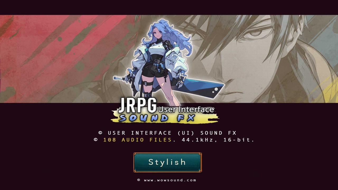 Media 1 for listing JRPG Stylish UI Sound Effects Pack