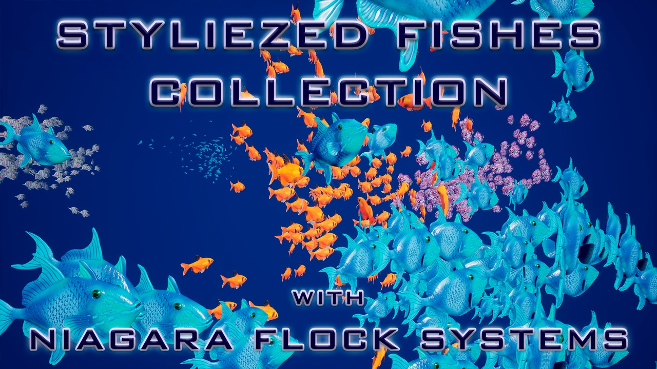 Media 1 for listing Stylized Fishes Collection (Niagara)