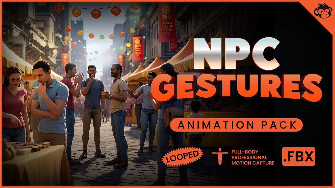 Media 1 for listing NPC Gestures Animation Pack