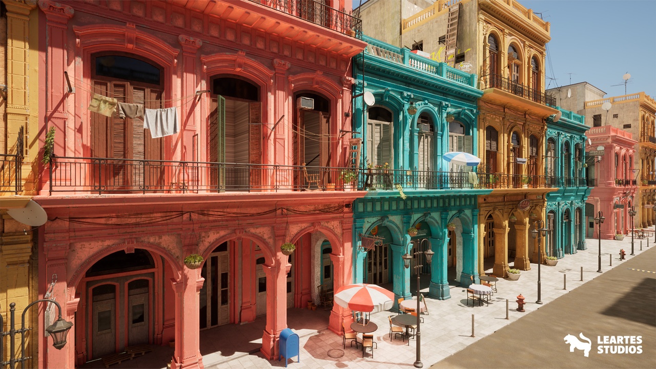 Media 1 for listing Havana Street Environment ( Havana Cuba Streets 3d Environment Exterior Havana )