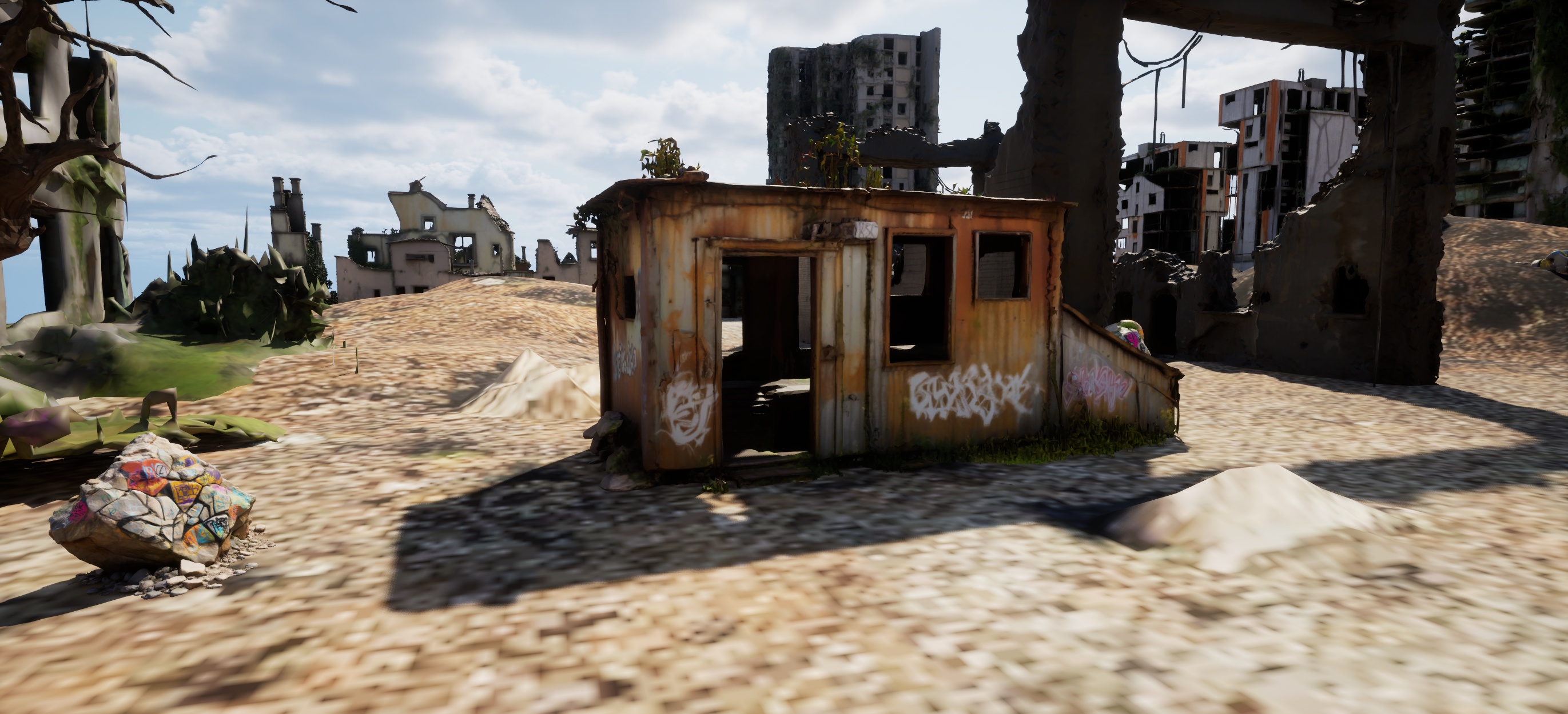 Abandoned Post Apocalyptic Building Prop | Fab