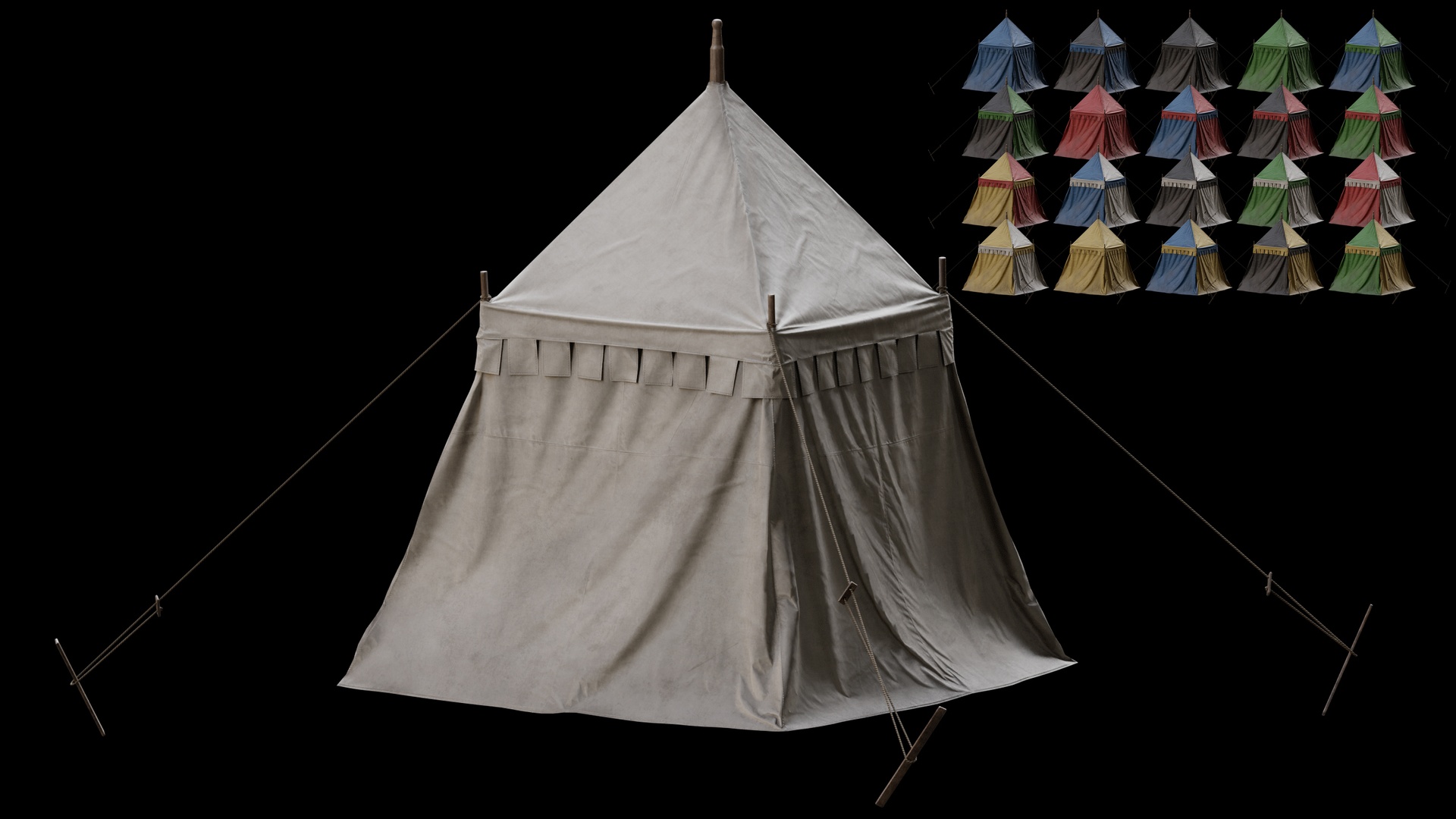 Media 1 for listing Medieval Tent 06