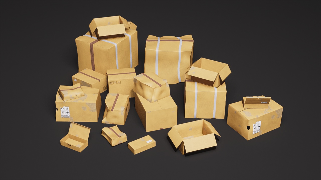 出品Cardboard - Carton Boxesのメディア1