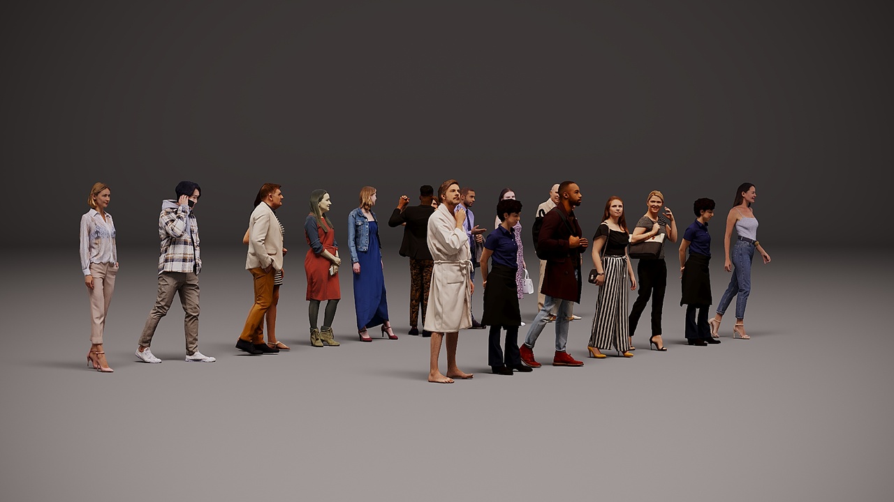 Media 1 for listing Collection of people x 16