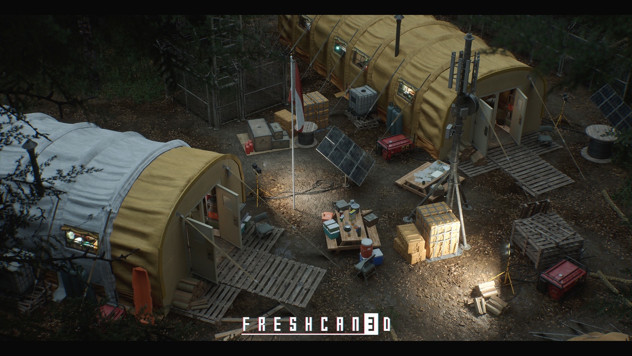 Media 1 for listing Research Tent Environment (Survival props, Survival Camp, Camping, Survival)