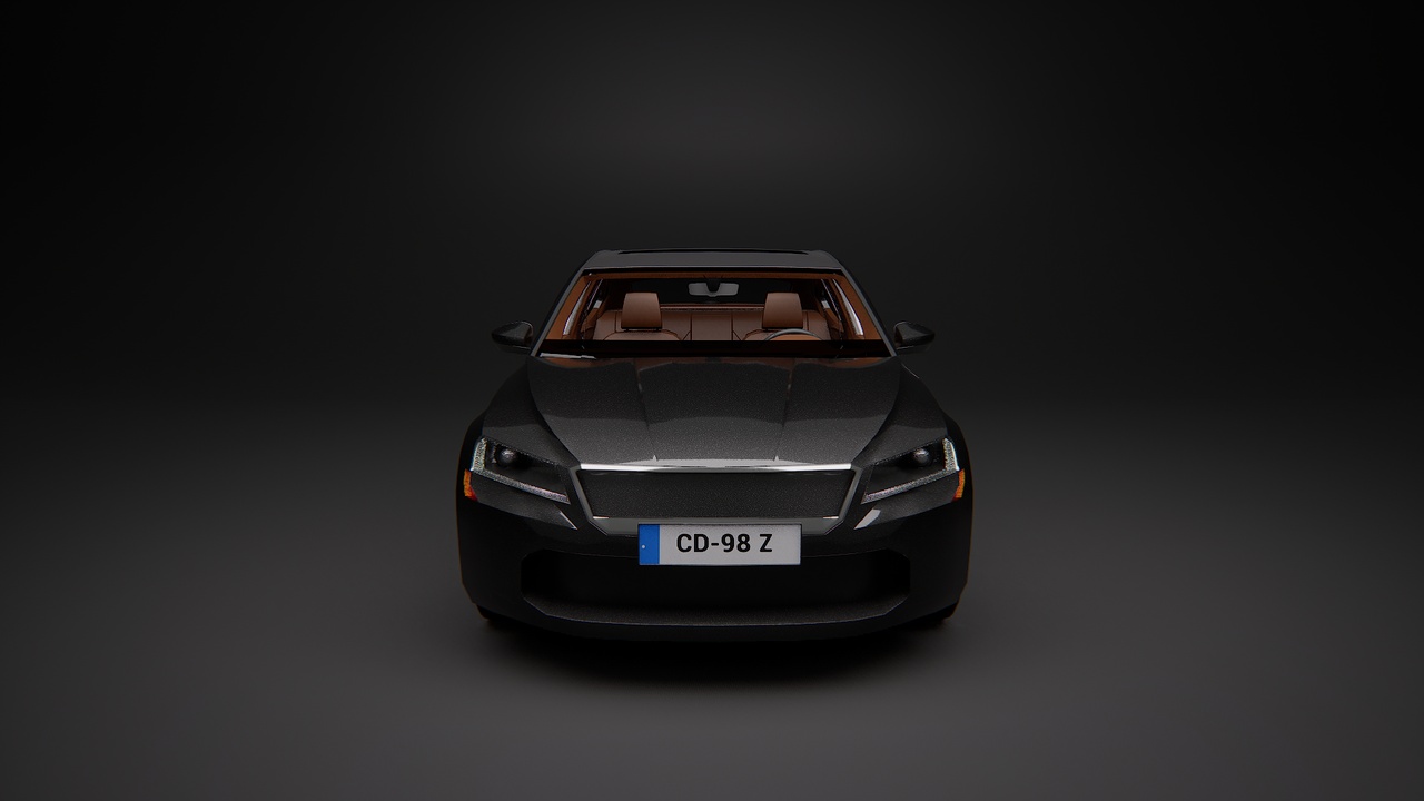 Drivable Sedan Car 01 - Replicated 제품 등록을 위한 미디어 1개