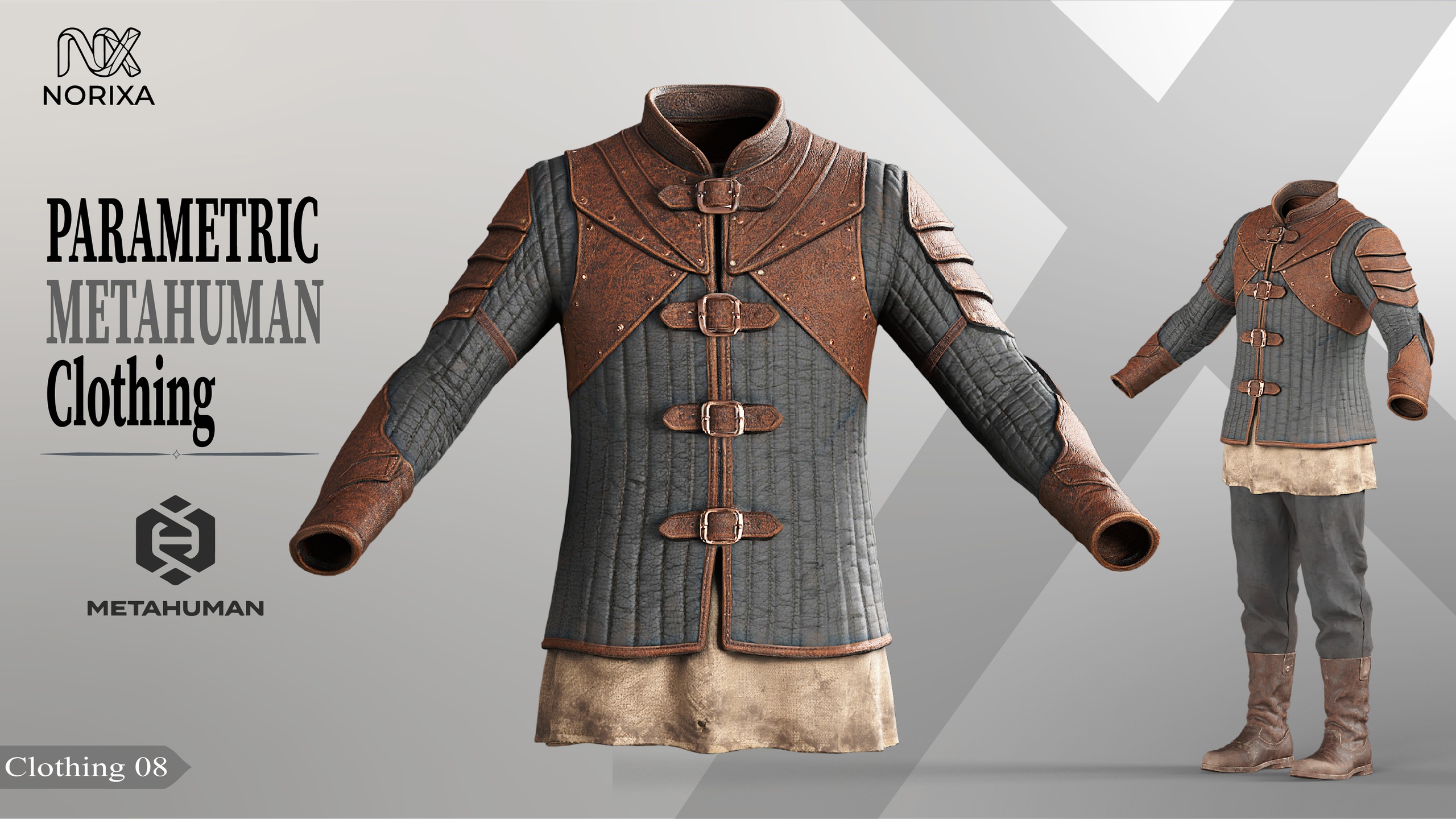 Media 1 for listing Medieval Metahuman Outfit | 08