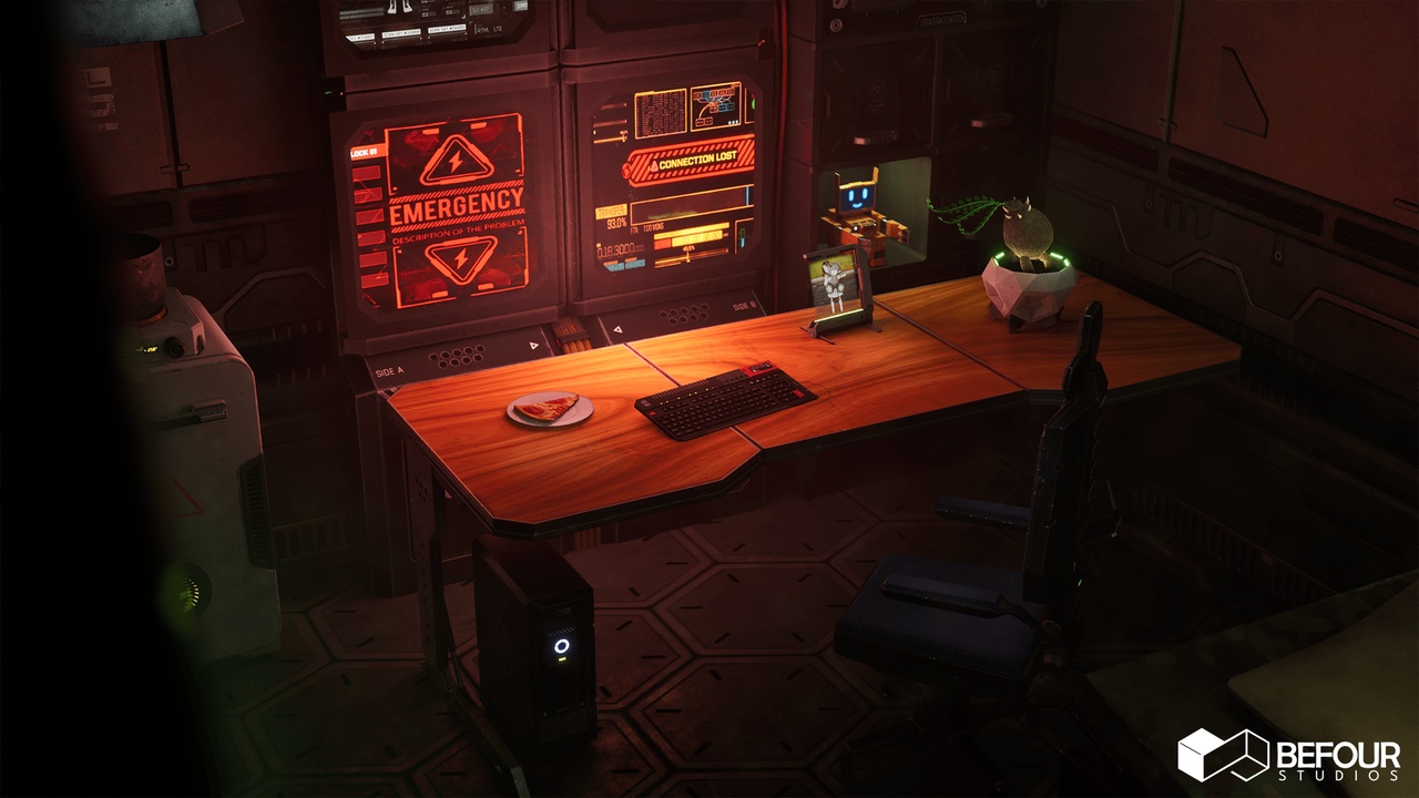 商品 SciFi Engineer's Room Environment (Interior, Modular, Light, Sci-Fi, Robot) 的媒体 1