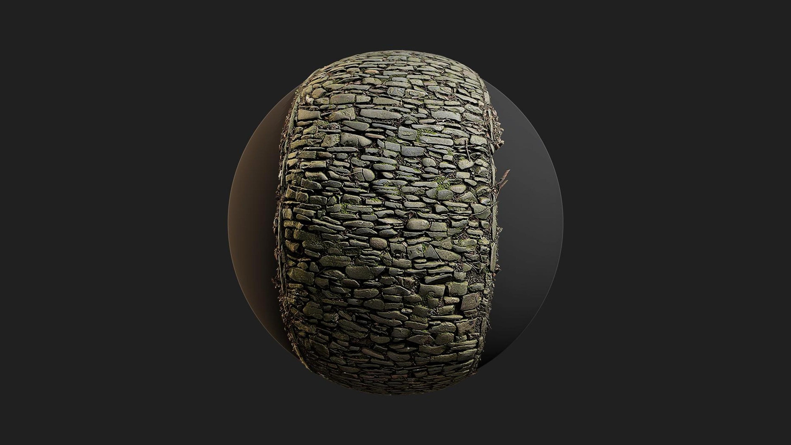 Media 1 for listing Mossy Cobblestone Path