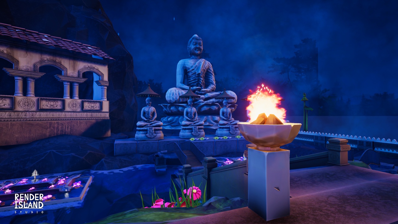 Media 1 for listing Lowpoly Ancient Temple Pack