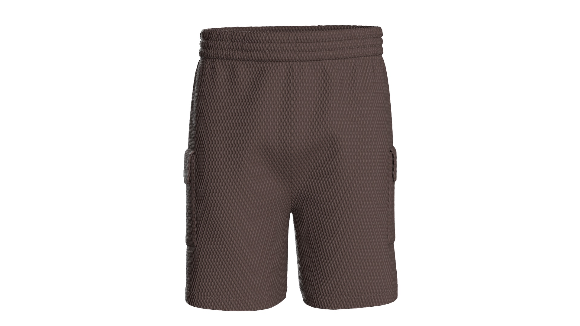 Media 1 for listing Men Dark Brown Mesh Shorts | High Poly