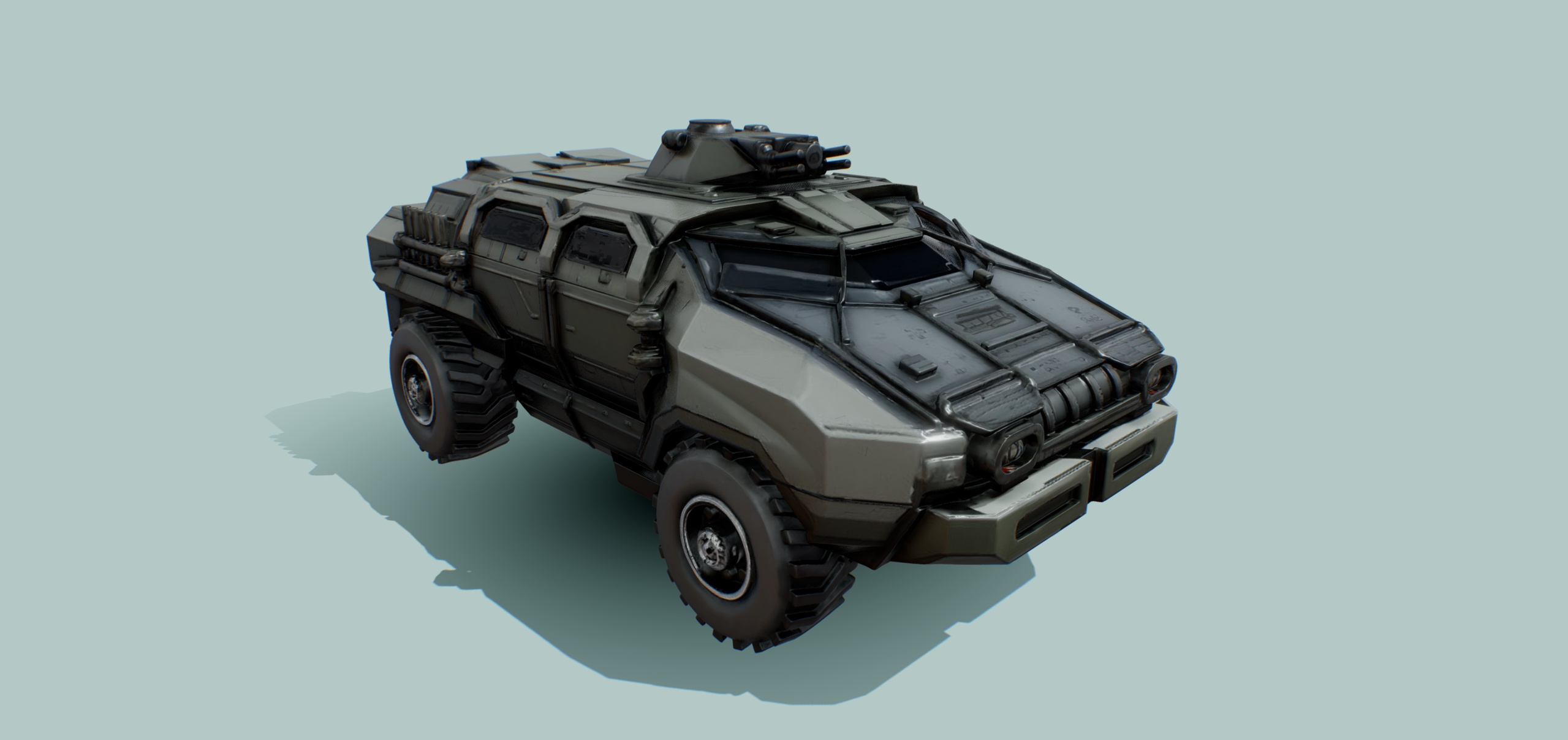 scifi rover | Fab