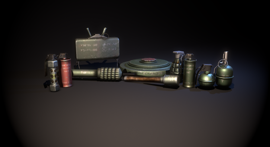 Grenades Pack | Fab