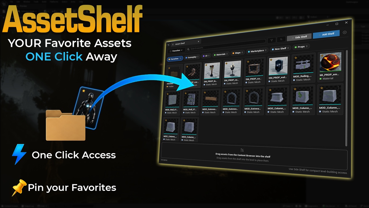 Media 1 for listing Asset Shelf - One Click Assets