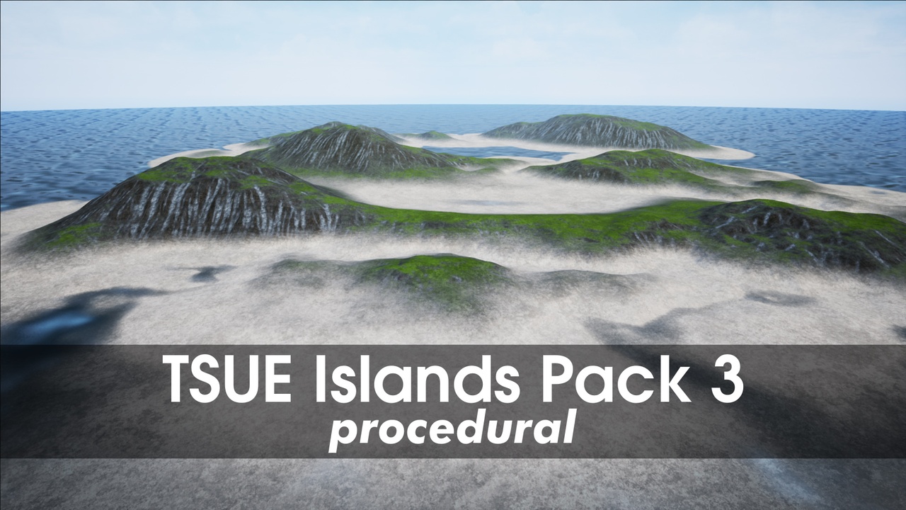 Media 1 for listing TSUE Islands Pack 3 - Procedural