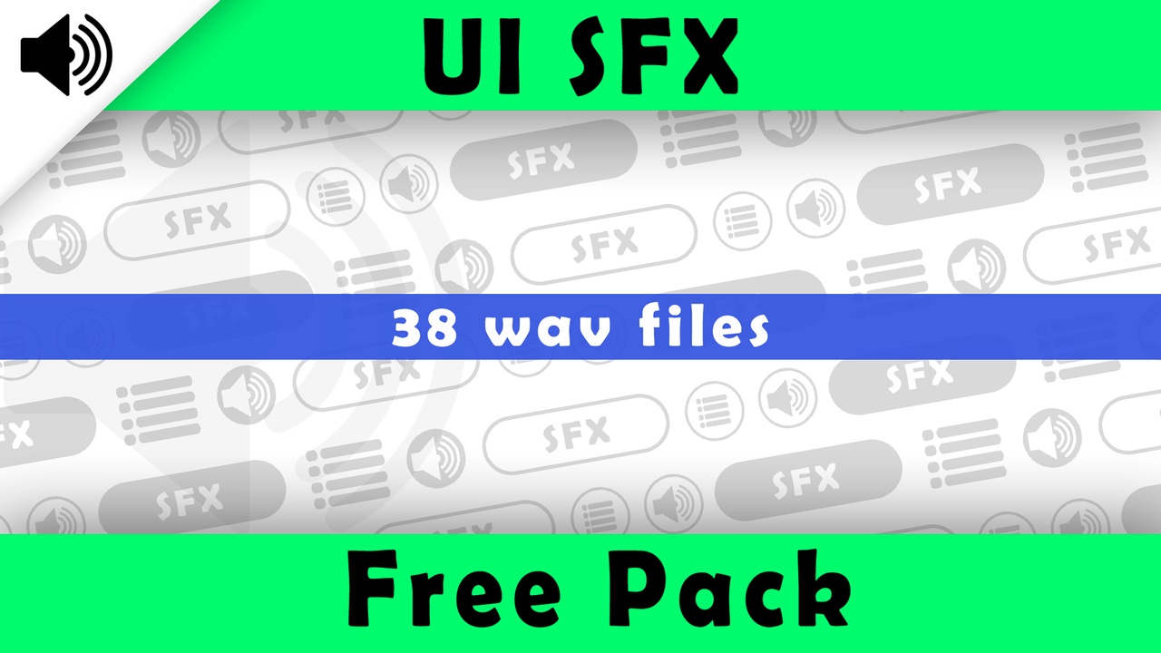 Media 1 for listing UI SFX Free Pack