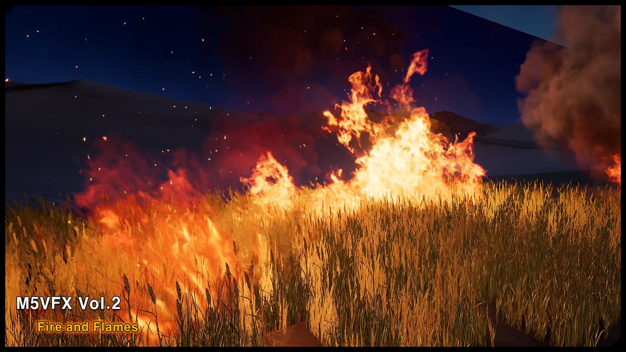 Media 1 for listing M5 VFX Vol2. Fire and Flames(Niagara)
