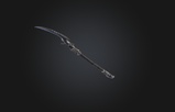 Dark Fantasy Glaive – Curved Polearm Weapon (Game-Ready 3D Model) | Fab