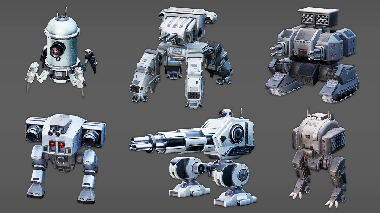 Battle Mech Pack 제품 등록을 위한 미디어 1개