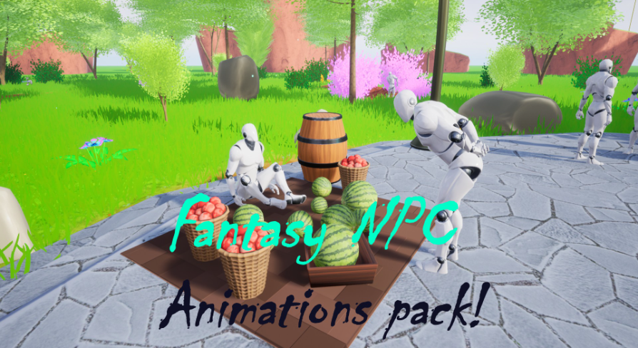 Fantasy NPC animations Pack. | Fab