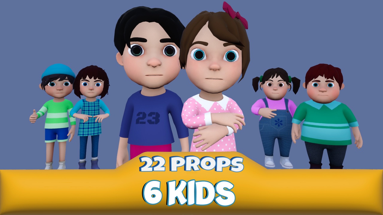 Media 1 for listing Toon Kids Character with Props