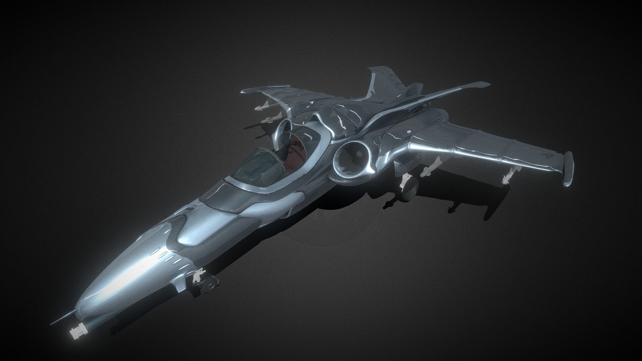 Media 1 for listing Fantasy fighter jet