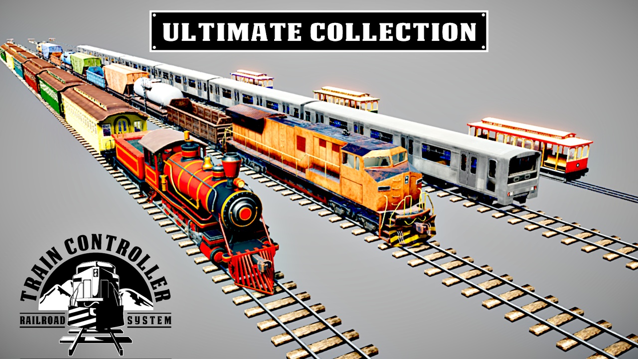 Media 1 for listing Train Controller (Railroad System) Ultimate Collection for Unity