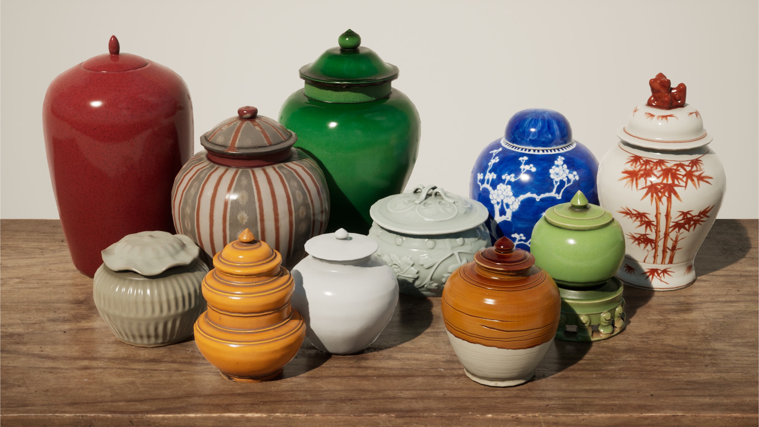 Media 1 for listing Chinese antique covered jars