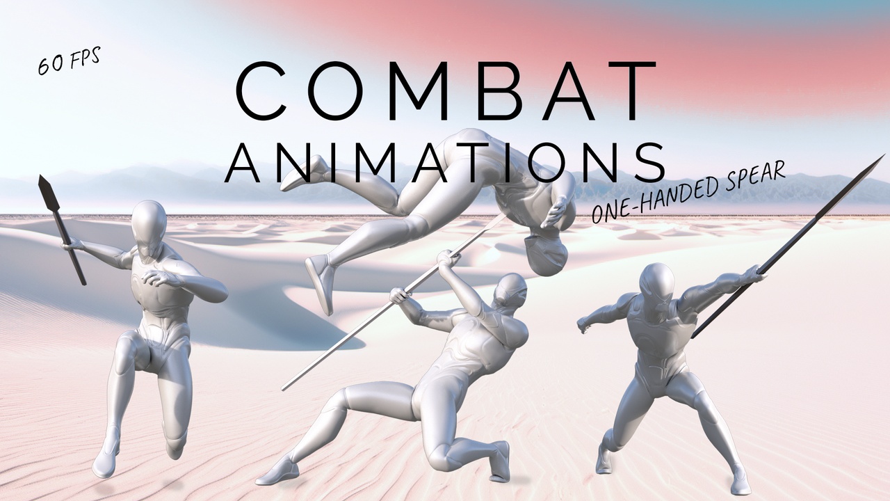 Медиа 1 для объявления 700+ Spear Combat Animations