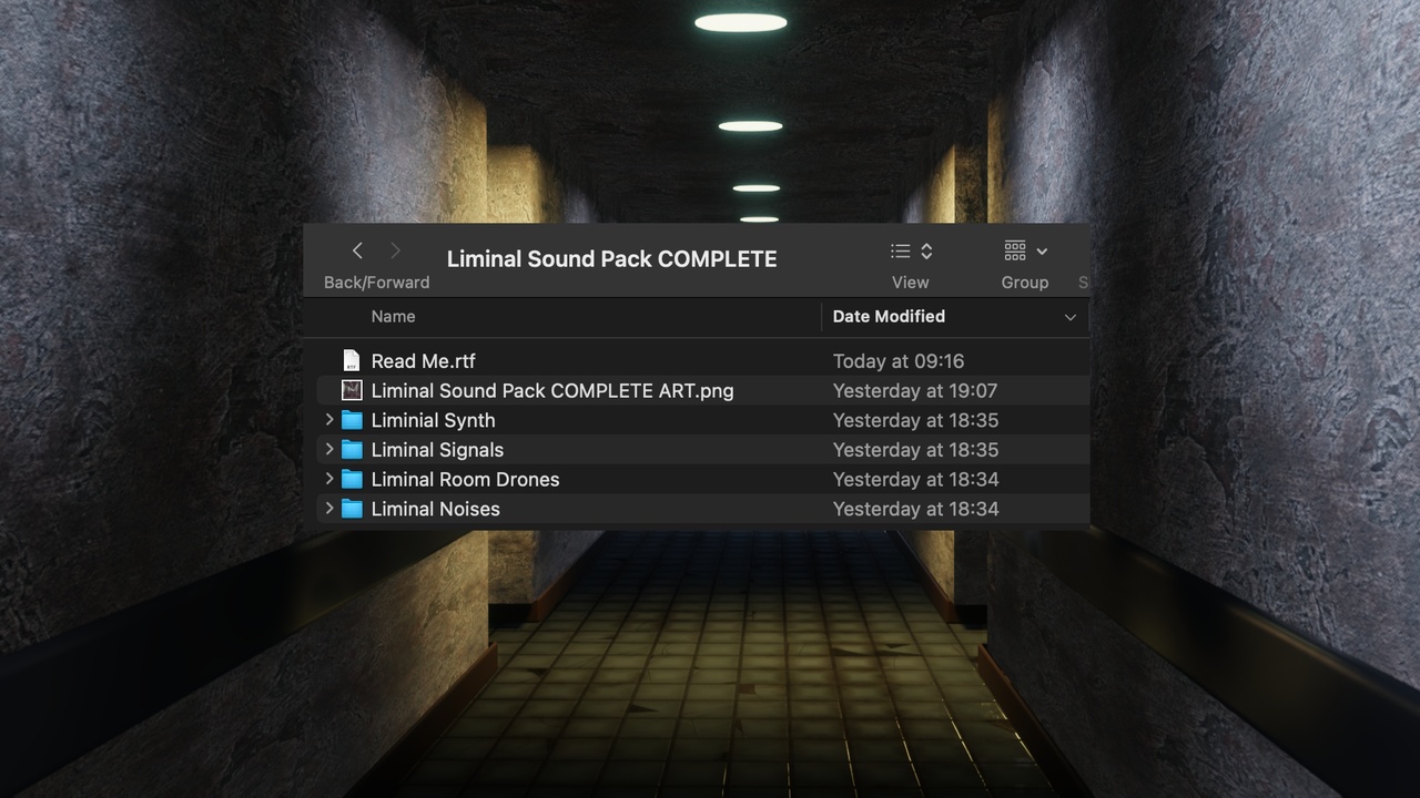 Media 1 for listing Liminal Sound Pack - Complete