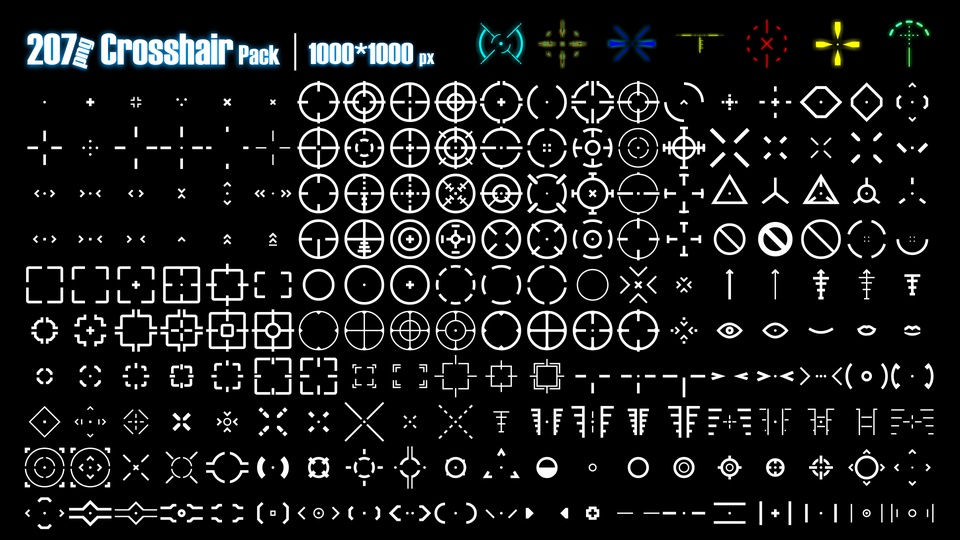 2D Crosshair Pack | Fab