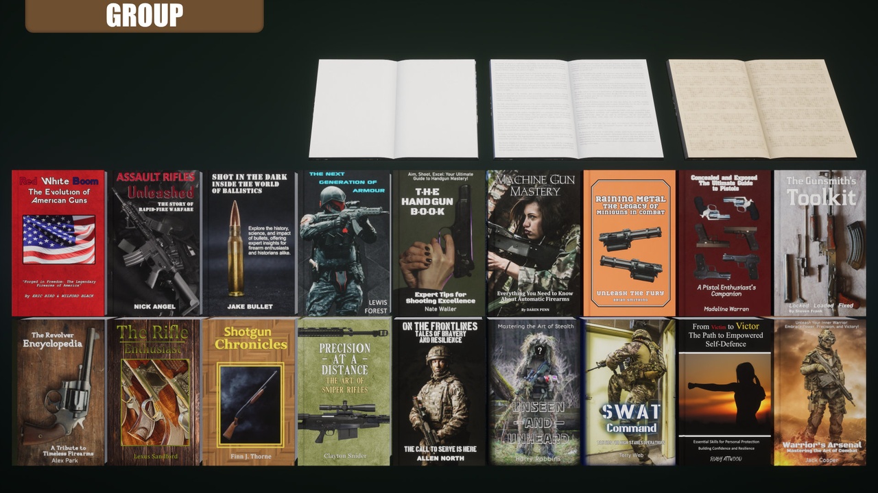 Media 1 for listing Books Pack - Weapons