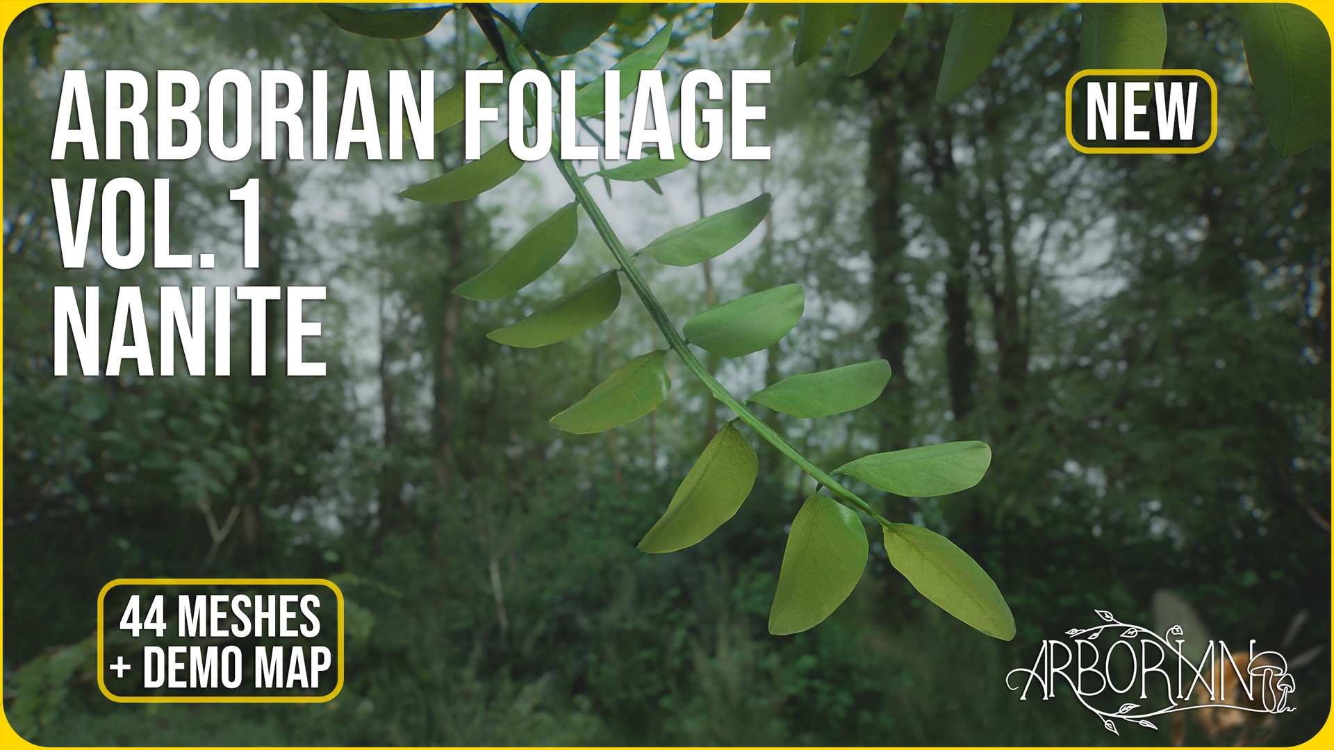 Media 1 for listing ArborianStudio Foliage Vol.1 | Nanite Forest