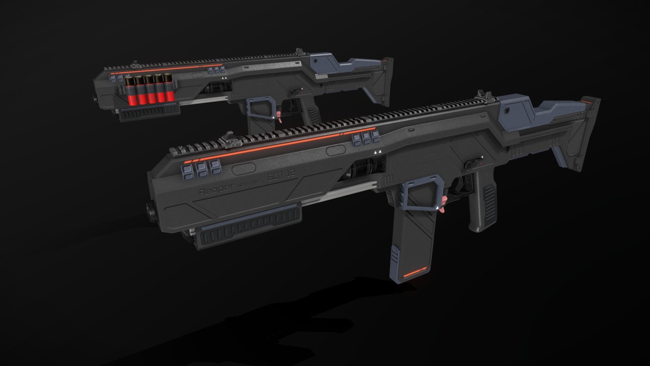 Media 1 for listing Scifi Shotgun GDT 12