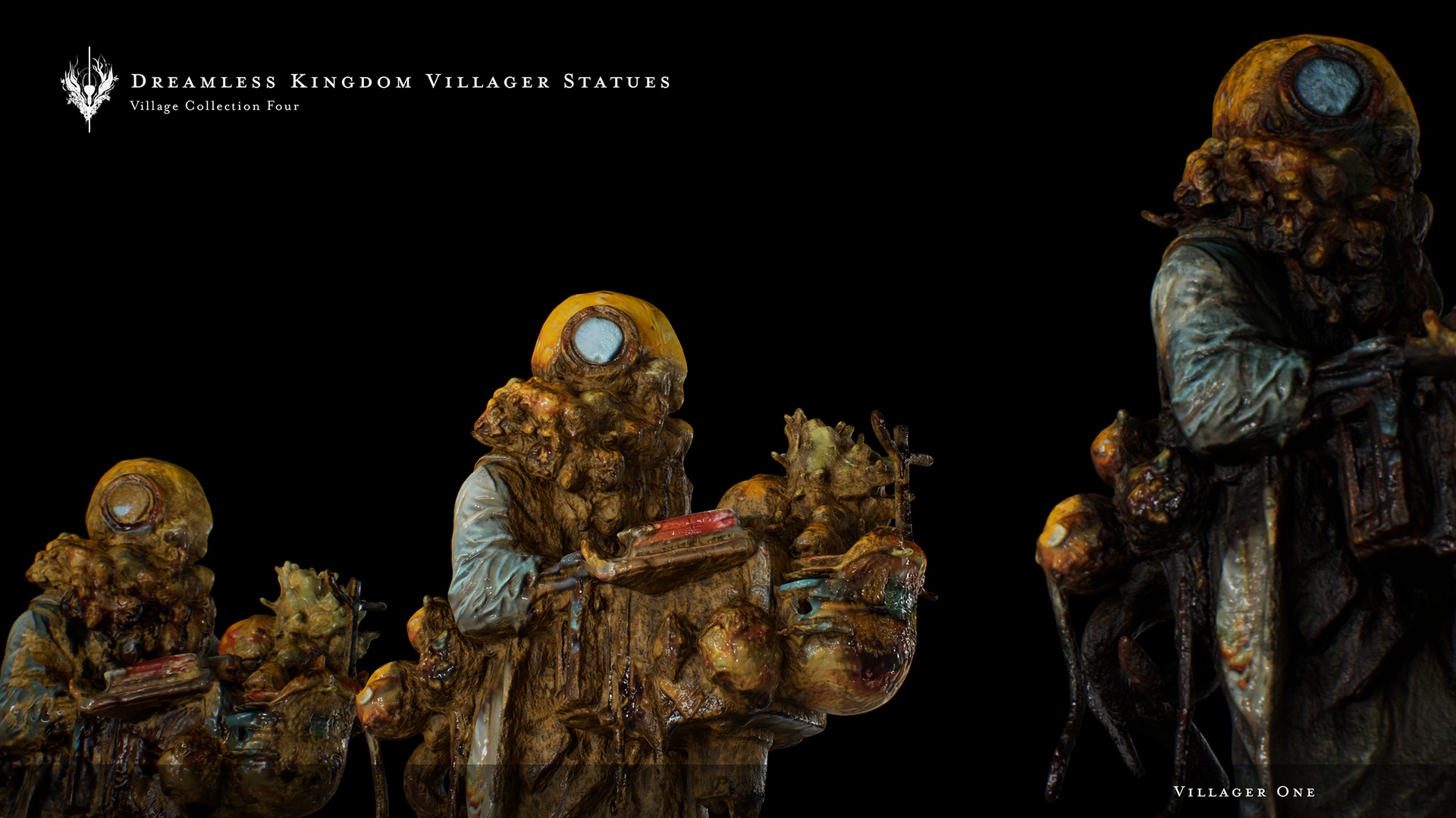 Media 1 for listing Dreamless Kingdom Villager Statues Collection