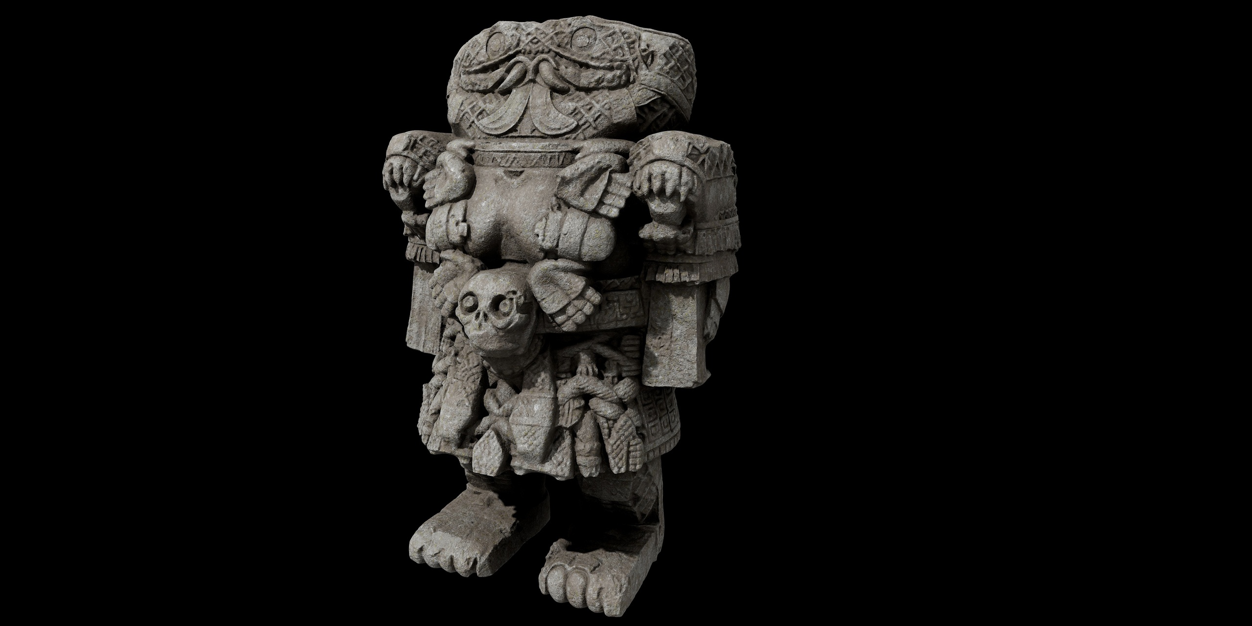 Media 1 for listing Aztec Huitzilopochtli Statue