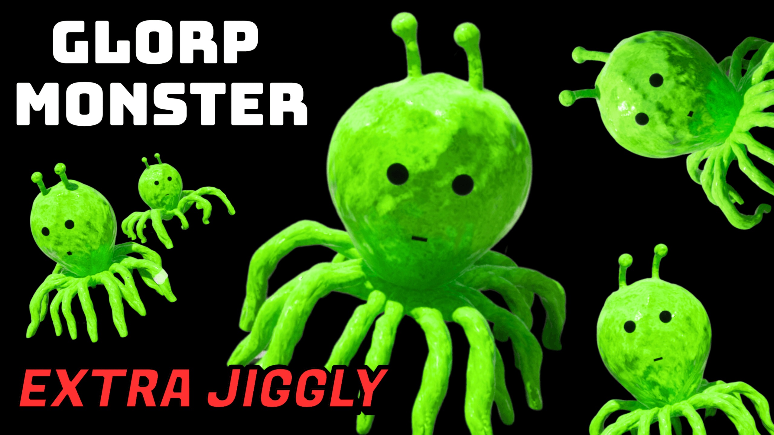 Media 1 for listing Procedural Glorp Monster (3D PATHFINDING INCLUDED)