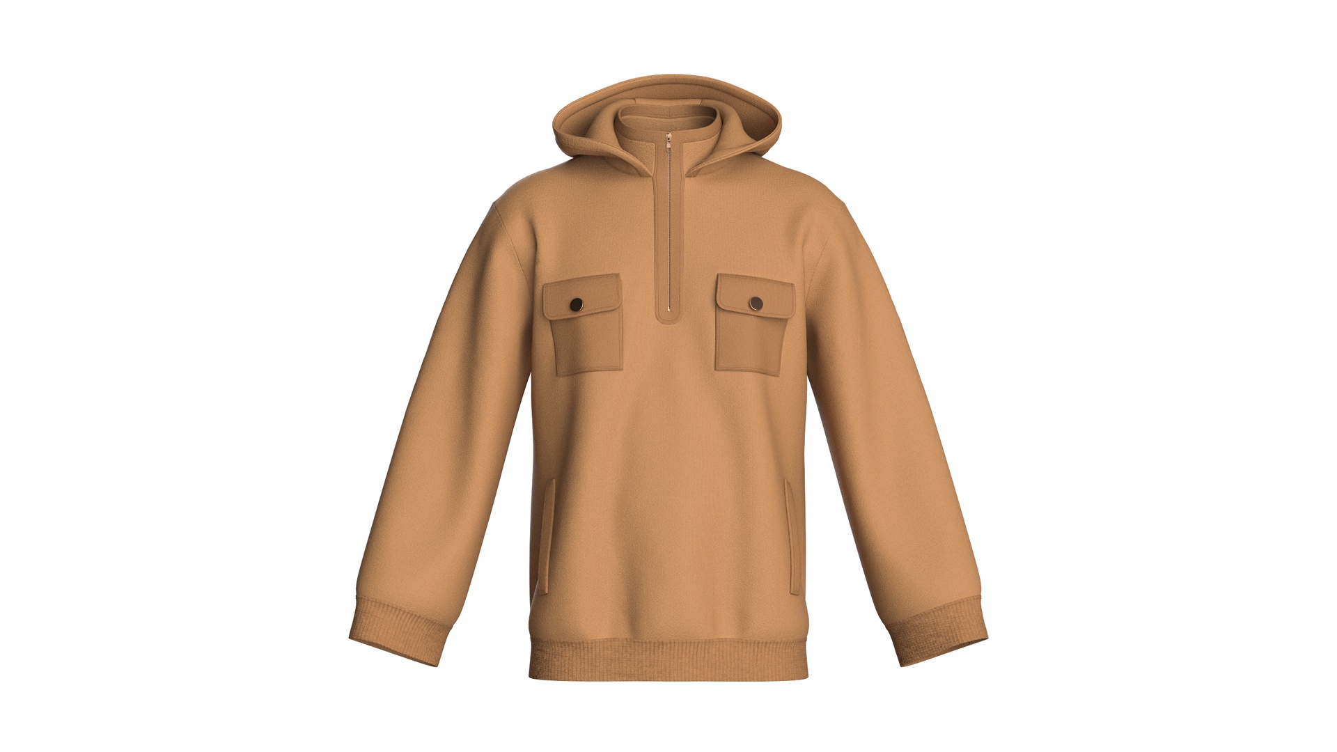 Media 1 for listing Men Horizon - Fleece Hoodie | High Poly