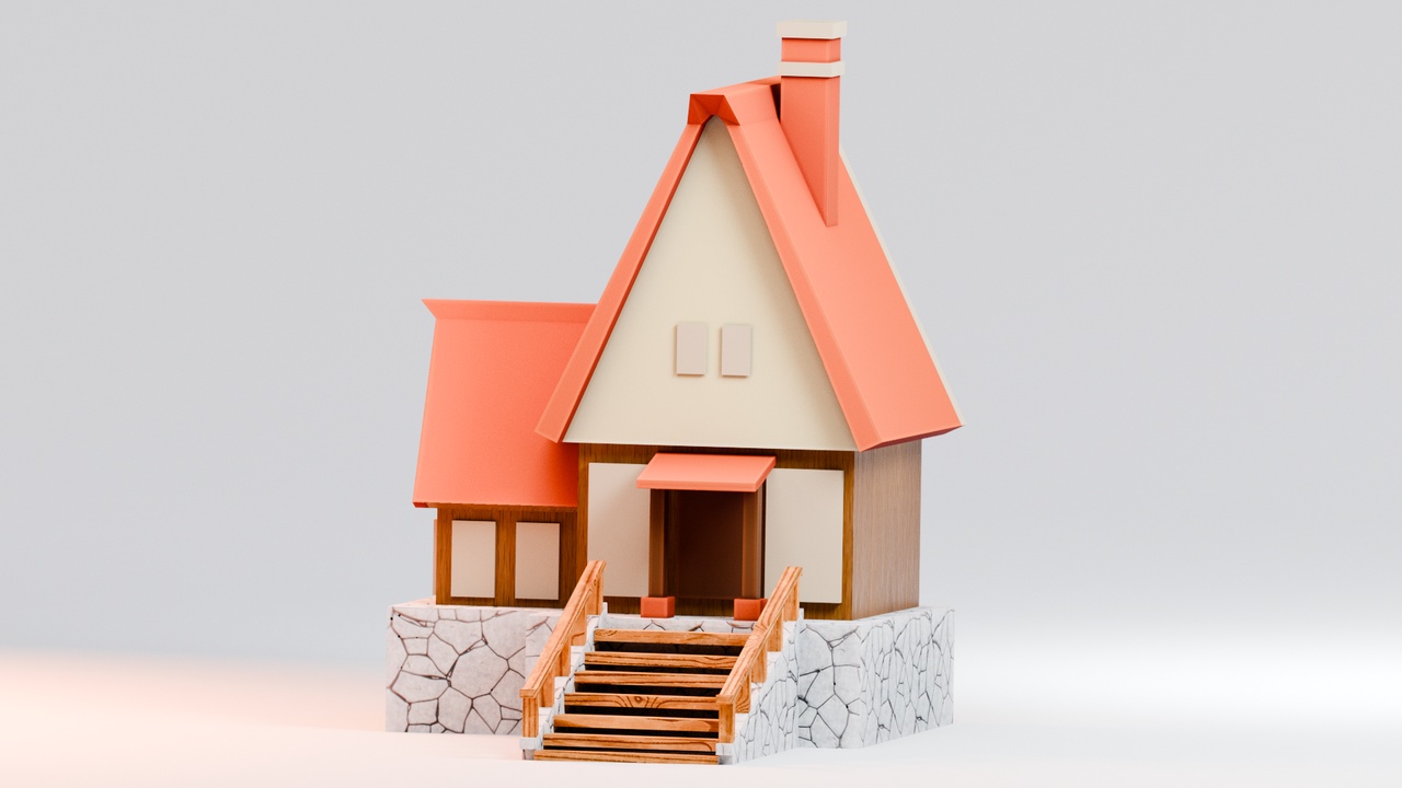 Media 1 for listing Stylized Autumn Landscape - House 1