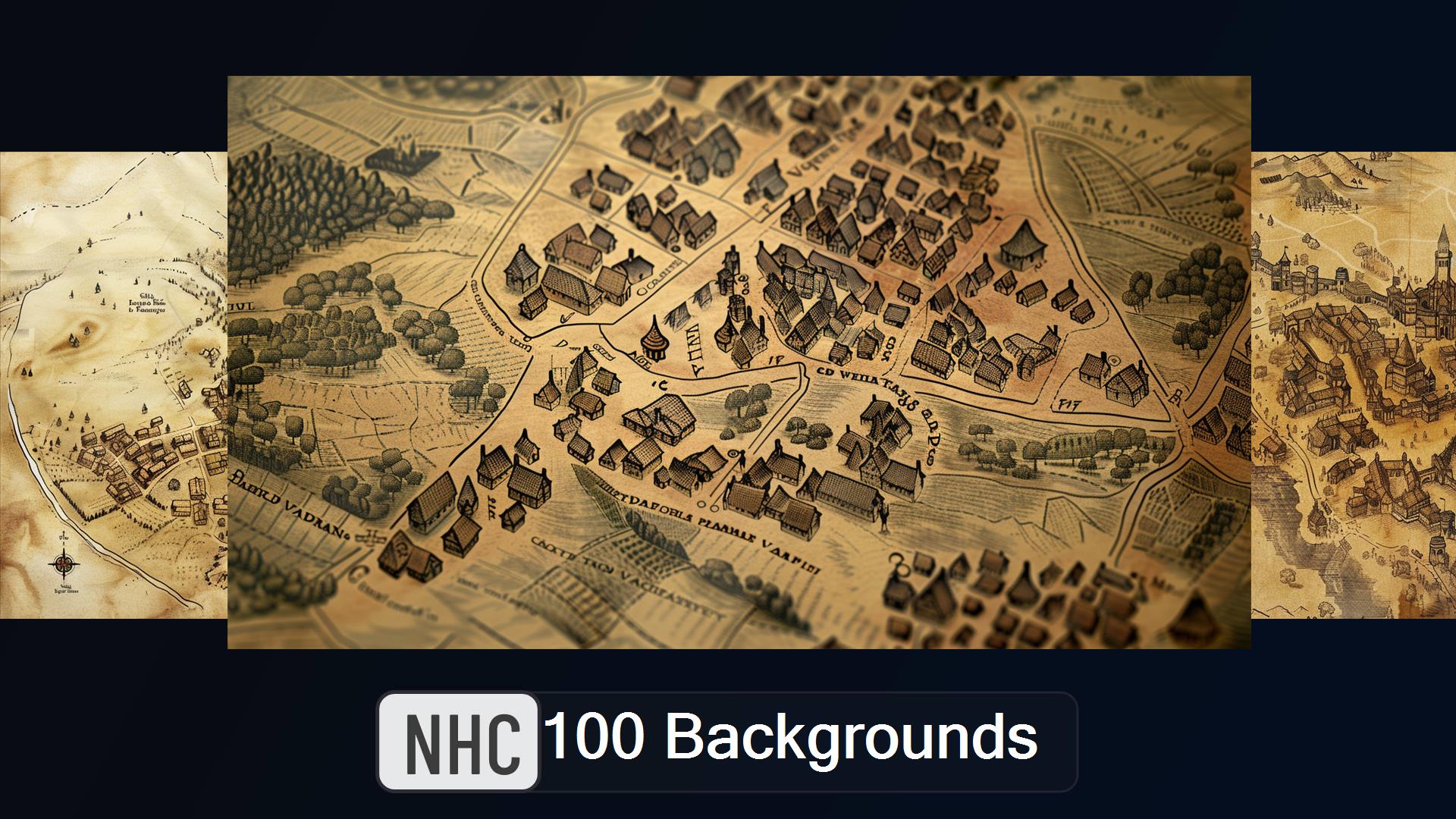 NHC - Vintage Maps | Fab